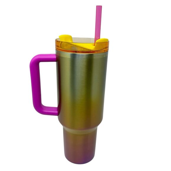 STARBUCKS STANLEY SUMMER GRADIENT Tumbler 40 oz. Quencher LIMITED EDITION!!! - Picture 6 of 9